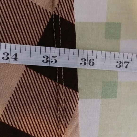 Heimish USA Women's Brown Tartan Waterfall Casual Vest Sweater Plus Size 2XL - Picture 7 of 8